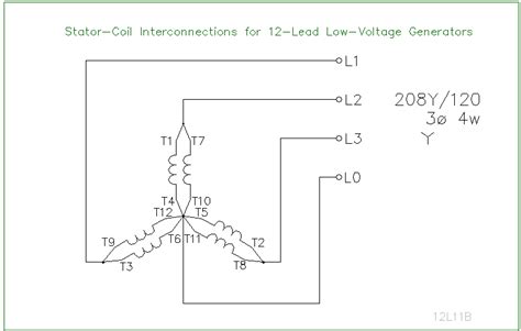 12 wire generator wiring diagram 